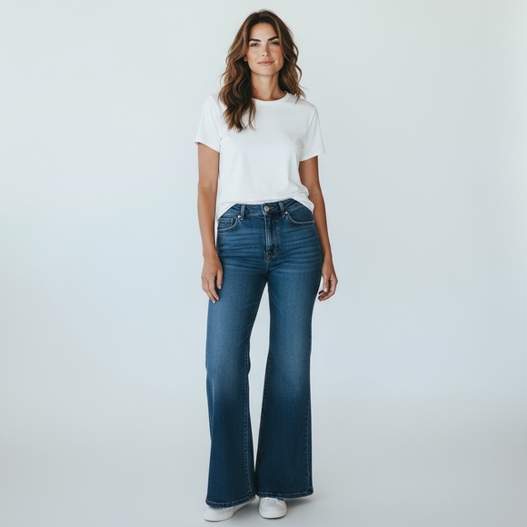 Express Denim - Express 70’s Flare Blue Jeans